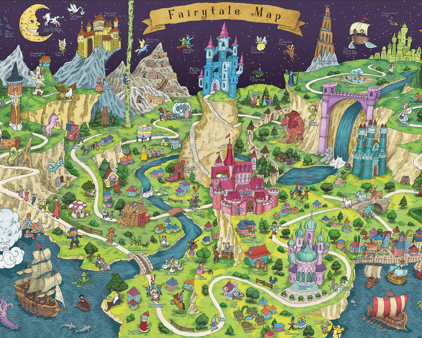 Fairytale Map Artwork – T.S.Shure products